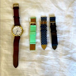 Shore Project watch face + 4 bands